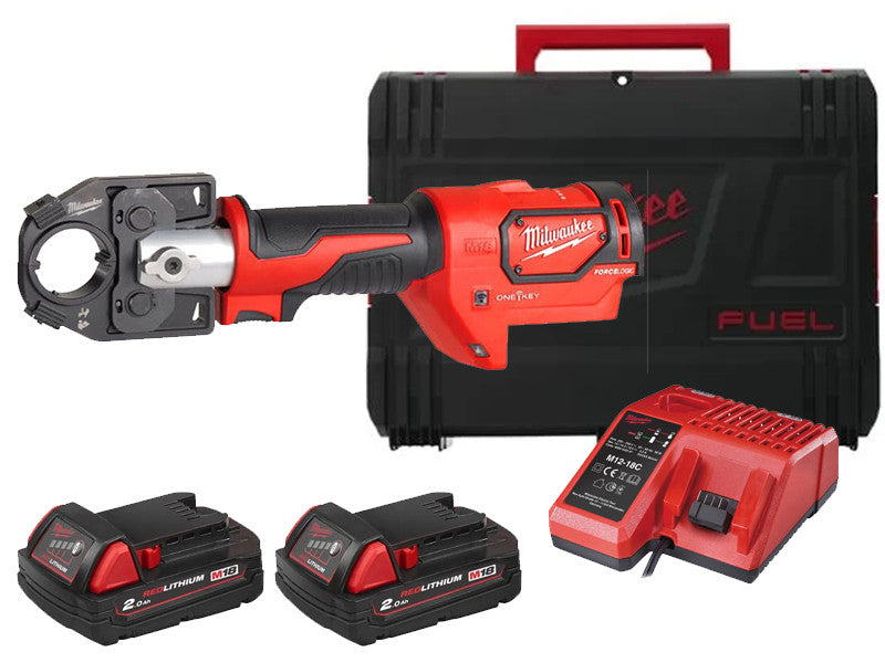 Milwaukee sertisseuse hydraulique HCCT One-Key 53kN 300mm² kit complet