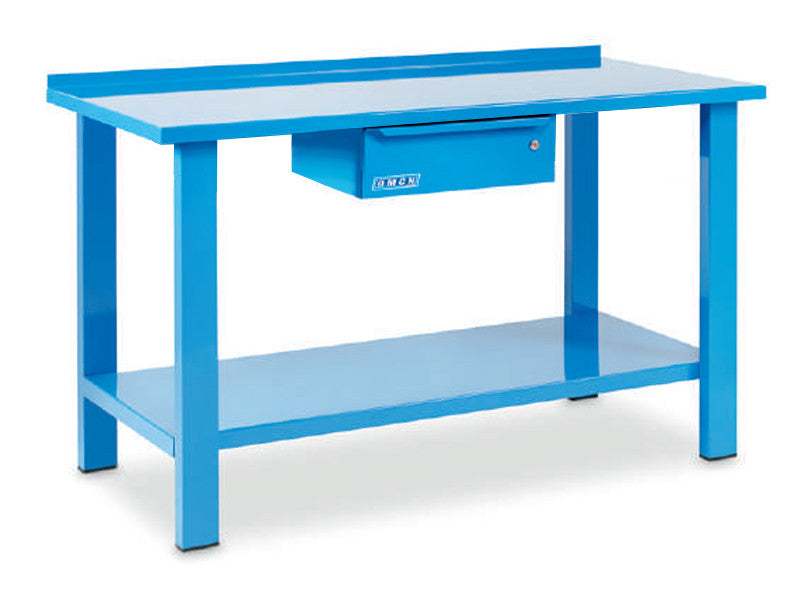 OMCN Banc de travail 1500x700x850mm acier avec tiroir professionnel