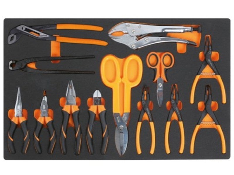 Beta utensili assortiment 13 outils pinces tenailles thermoformage EVA M129