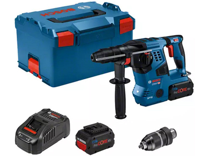 Bosch perforateur sans fil GBH 18V-28 CF Professional SDS Plus 2 batteries 8Ah