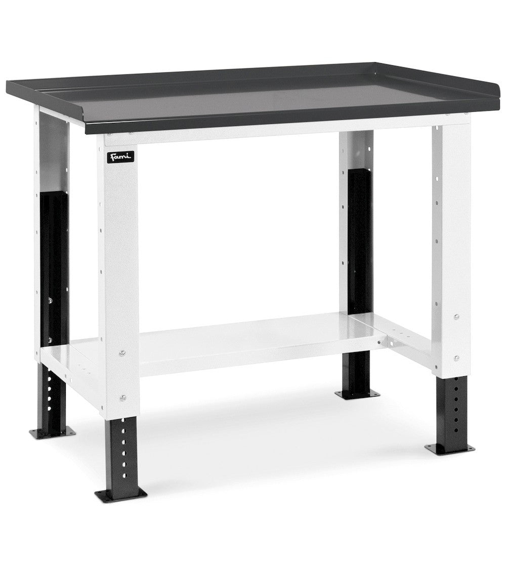 Fami Banc d'atelier réglable acier gris 1031x705x740/1110mm Charge 1000Kg