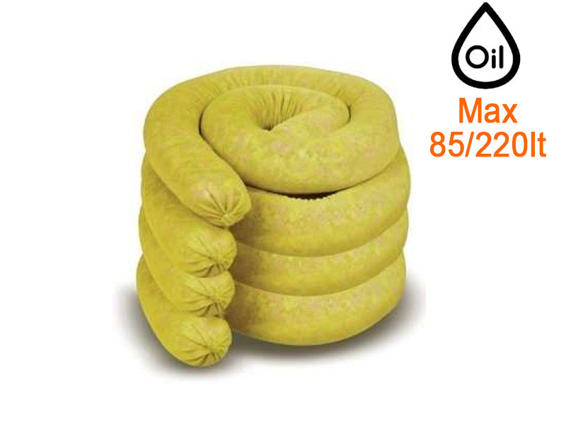 Chaussettes absorbantes Carvel 7,6x122cm pour substances acides et liquides toxiques (15pcs) - Boîte 40 pièces réf.ASC032-40