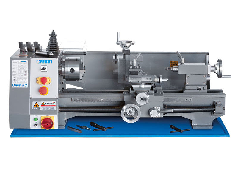 Tour parallèle Fervi 0657 avec dispositif de fraisage 230V 0,55kW