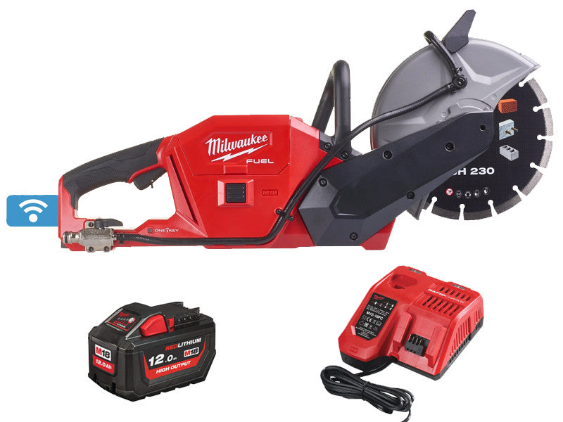 Milwaukee M18 Fuel Kettensäge FCOS230 230mm Nass- und Trockenschneid-Akku-Set 