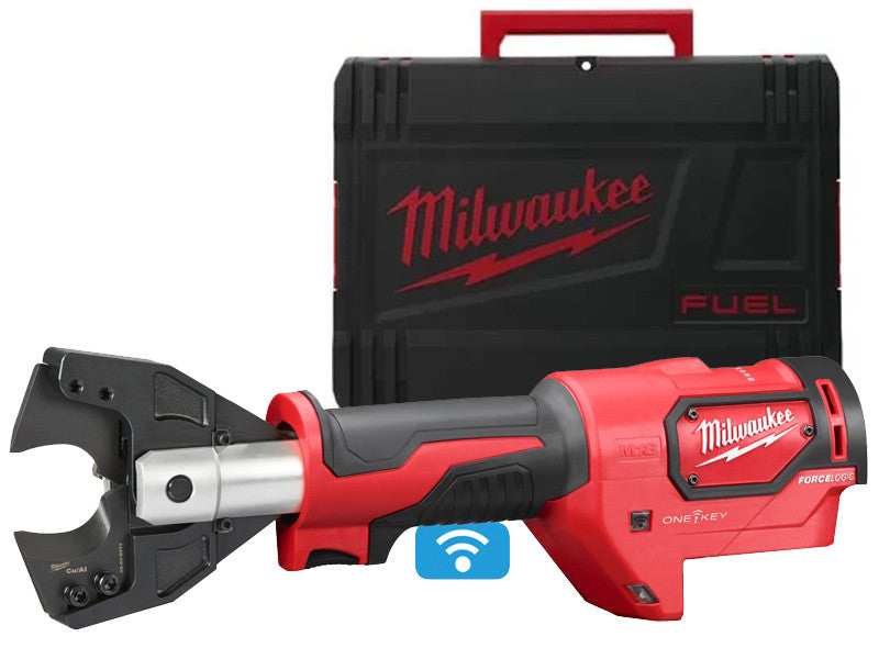 Milwaukee coupe-câbles hydraulique M18 HCC One-Key 53 kN cuivre aluminium