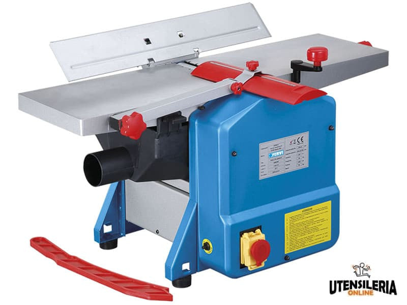 Fervi rabot fil épaisseur avec plateaux en aluminium 1,25 kW 0686/200
