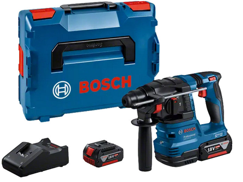 Bosch professional perforateur sans fil GBH 18V-22 SDS plus 2 batteries L-BOXX