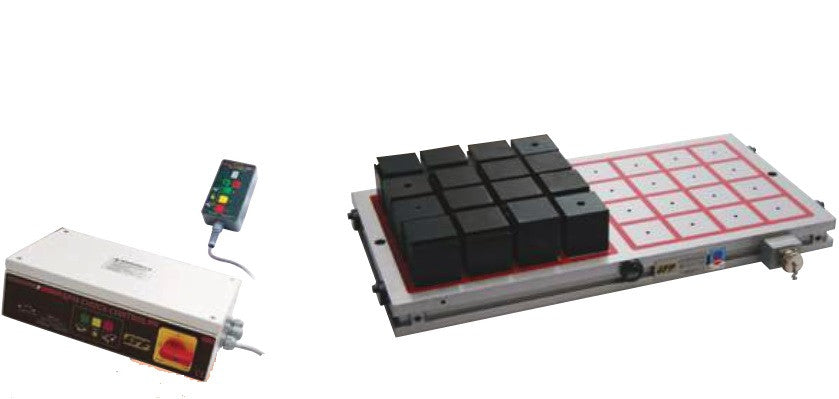 LTF Magnet-Stützplatten-Set 601x327x60mm für elektropermanentes Fräsen 188.01HK