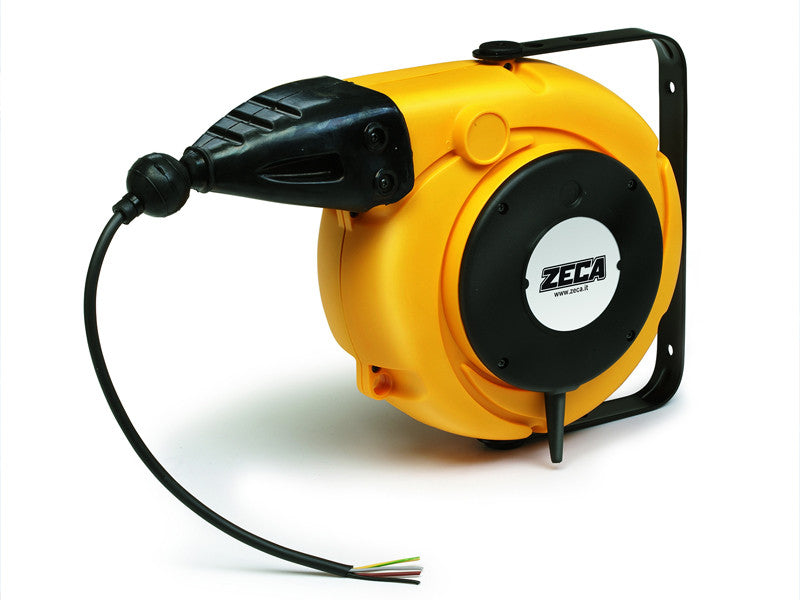Elektrische Kabeltrommel Zeca 5870/XL mit Gummikabelführung, 7,5 Meter 