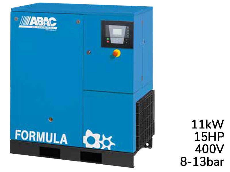 Compresseur rotatif à vis Abac Formula 11kW vitesse fixe 10 bar