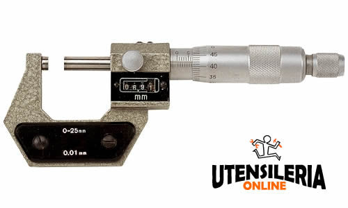 Ltf série 4 micromètres centésimaux pour extérieurs à numéroteur 0-100 mm