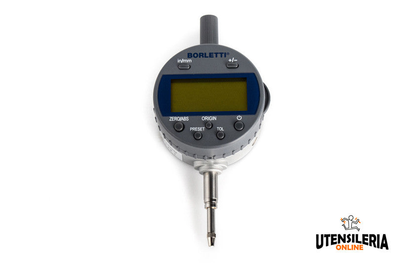 Comparateur millesimal numérique IP54 Borletti SC9110, 0-12,7mm
