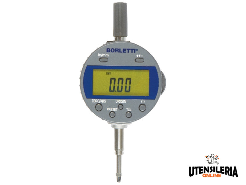 Comparateur centésimal numérique IP54 Borletti SC9110N 0-12,7mm