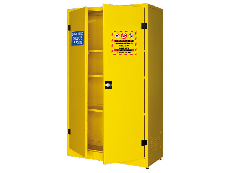 Armoire de sécurité Carvel 1075x500x1850mm pour liquides inflammables et solvants