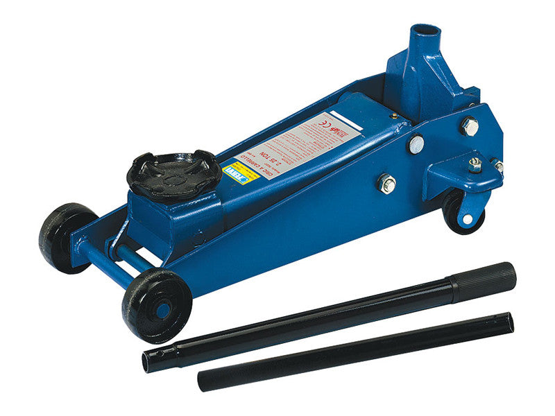 Cric roulant Fervi 0065A avec selle démontable, capacité 3t