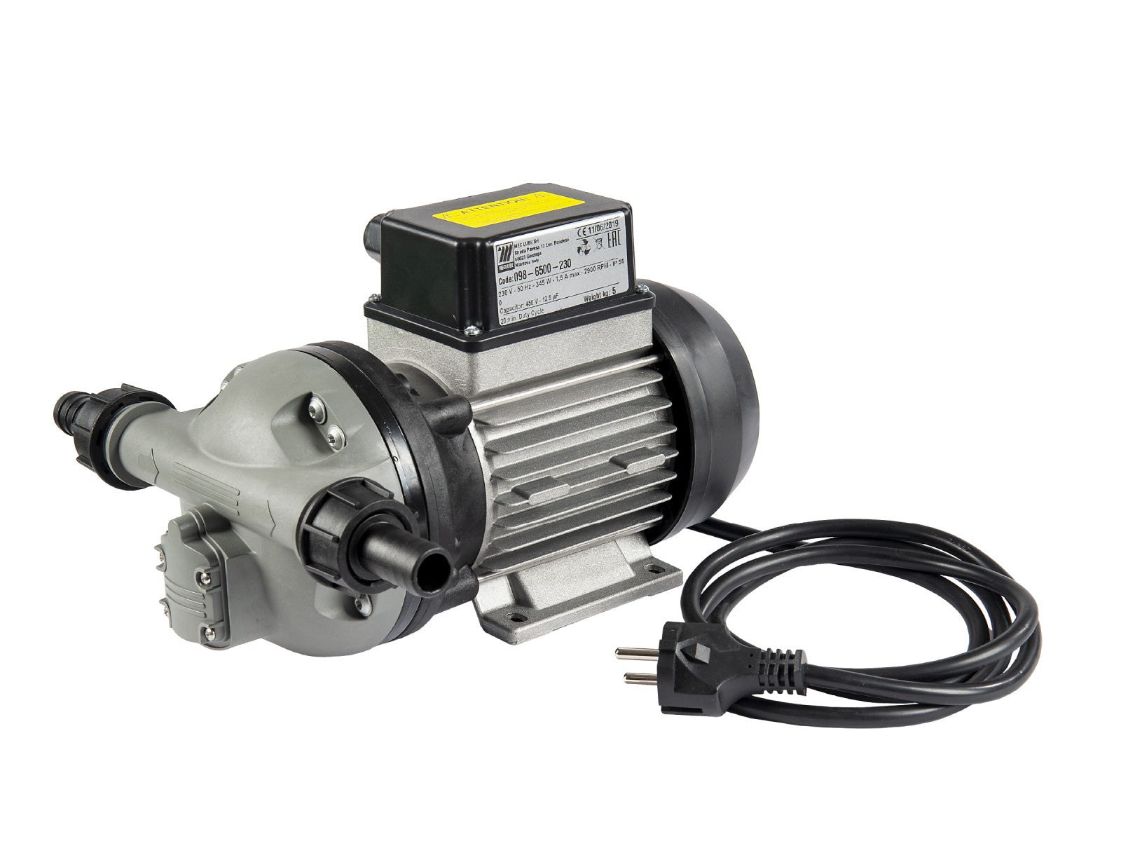 Meclube Pompe Électrique à Membrane AdBlue 330W 40l/min 120V 60Hz