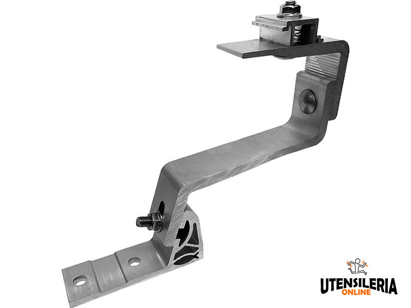 Fischer crochet aluminium GTA 2 pour tuiles et liteaux 2 réglages systèmes photovoltaïques lot de 10