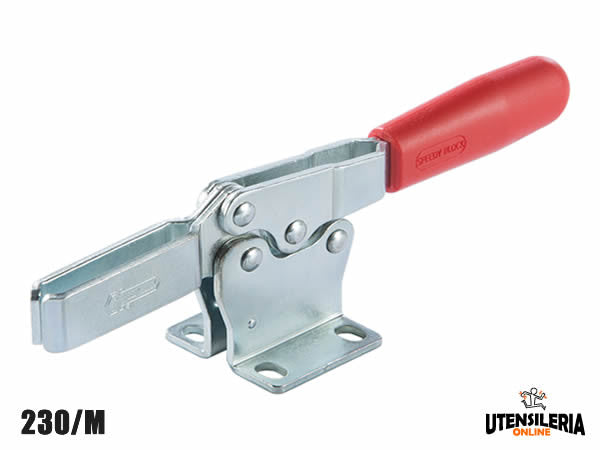 Speedy Block horizontale Schnellspannklemme 230/M mit 195 mm Klappfuß