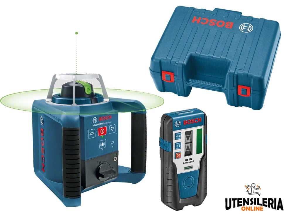 Bosch laser rotatif GRL 300 HVG Professional vert 300m avec récepteur LR1G