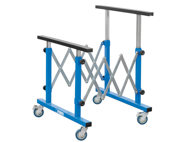 Support universel télescopique Fervi S017 pour réparations, portée 100kg