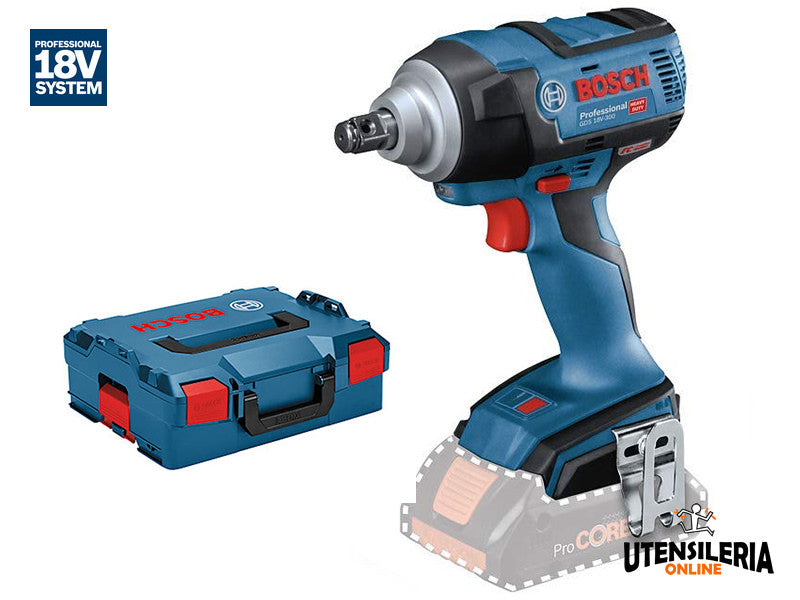 Bosch Professional Akumulatorowa zakrętarka udarowa GDS 18V-300 300 Nm solo