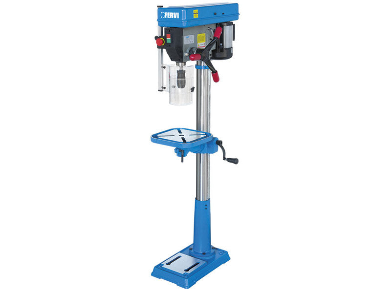 Perceuse à colonne Fervi 0752CM3 avec transmission par courroie – 0,75 kW
