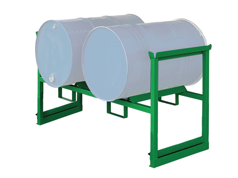 Pozioma, sztaplowana podstawa Carvel 1580x600x810mm do przechowywania 2 beczek 220L