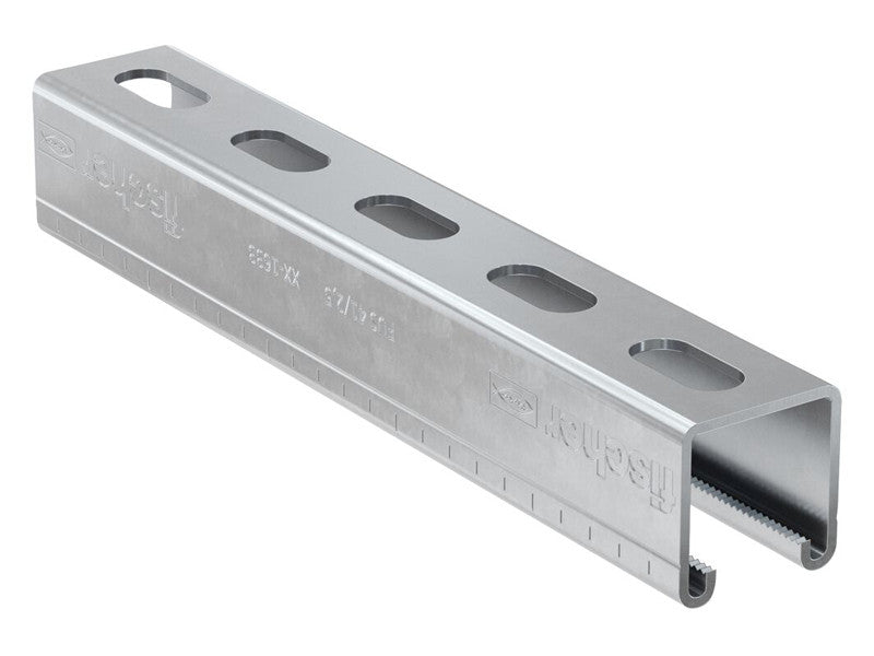 Fischer rail de montage FUS 41/41/2,5 profilé en C acier galvanisé 6 m