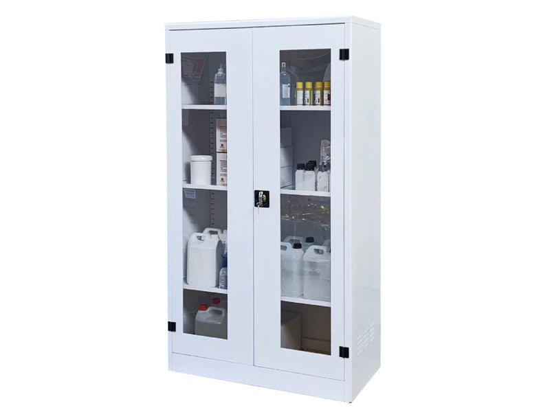 Szafa bezpieczeństwa laboratoryjna Carvel 1075x500x1850mm z drzwiami z pleksiglasu