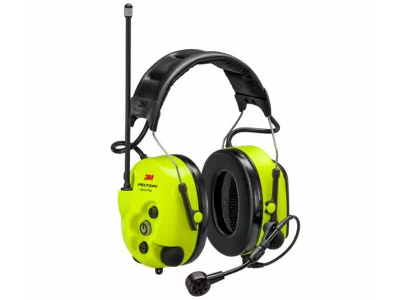 3M Peltor LiteCom Plus Casque Antibruit PMR446 Jaune - Communication Intégrée