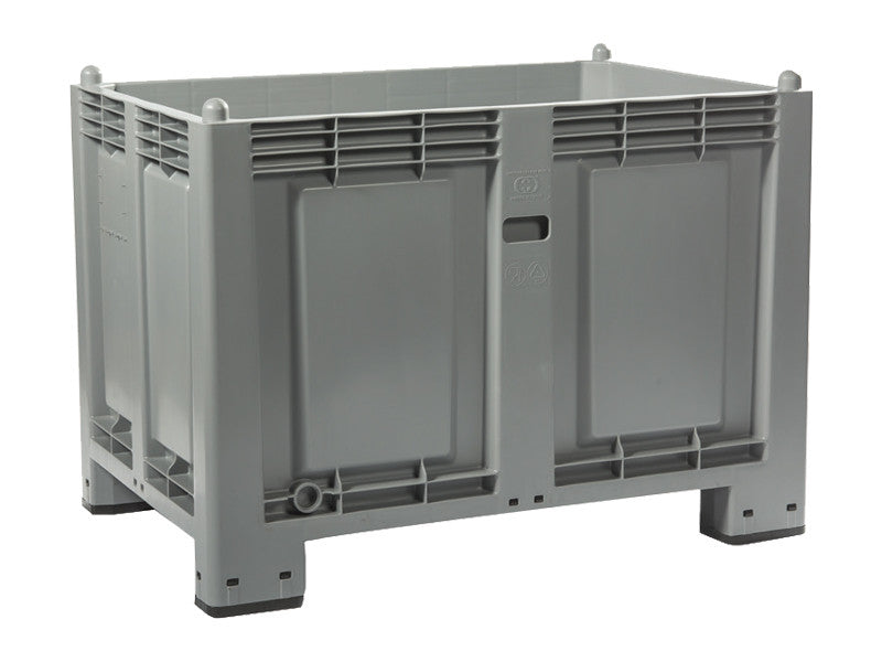 Caisse palette Carvel 1200x800x850mm en polypropylène avec 4 pieds, 600L