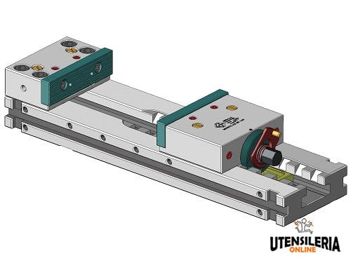 SP modularer Stahlschraubstock, Cuter-Ausführung, mit festen Backen 