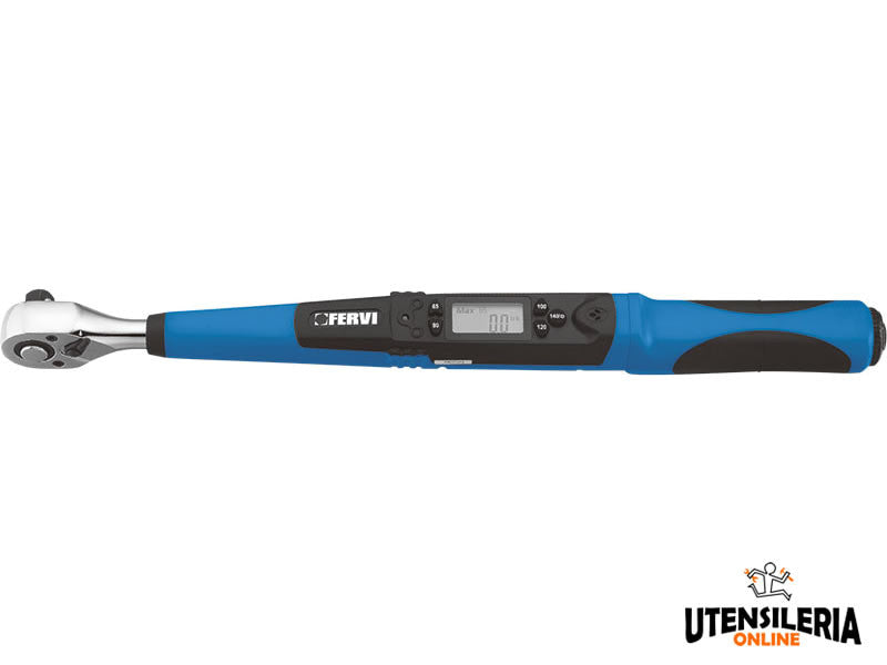 Fervi 0270 Clé dynamométrique numérique pour pneus