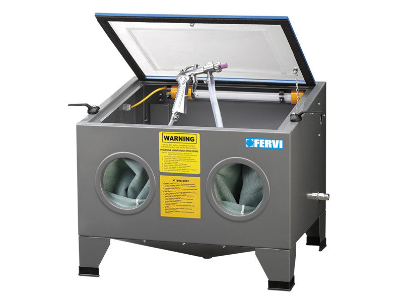 Sableuse d'établi Fervi 0580 avec cabine de 630x510x490mm