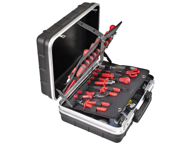 GT Line valise porte-outils Atomik 215 PEL polypropylène avec compartiments élastiques