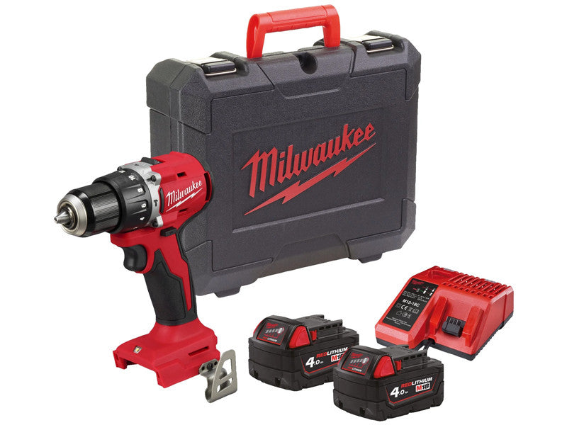 Milwaukee M18 BLPDRC perceuse visseuse percussion brushless 18V 60Nm kit 2 batteries