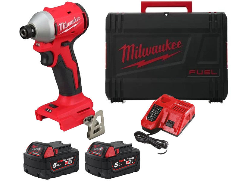 Milwaukee Visseuse à chocs M18 BLIDR moteur brushless 3 vitesses 1/4" kit