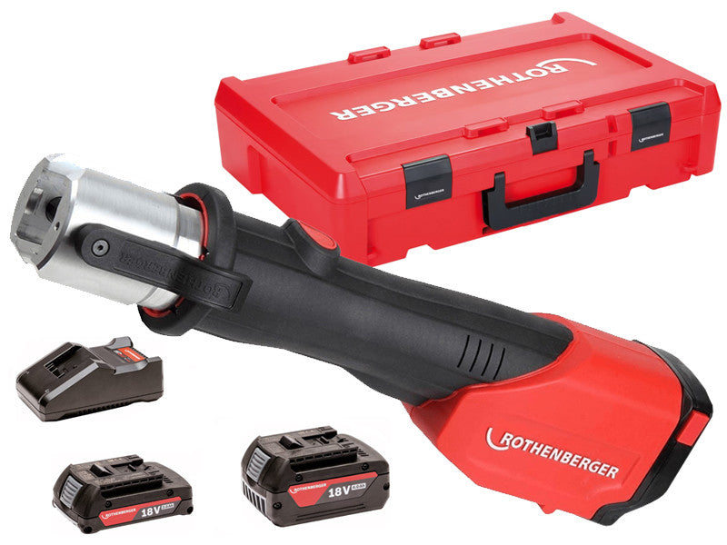 Rothenberger Romax 4000 AMPShare Batteriecrimppresse 12-110 mm + 2 Batterien