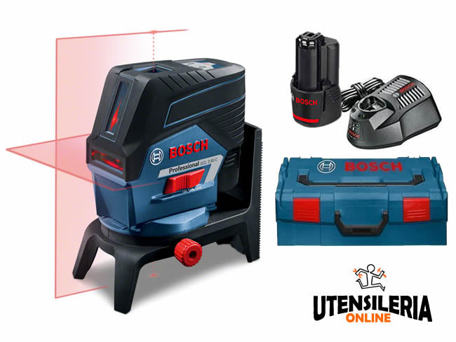 Bosch professional niveau laser GCL 2-50 C 12V rouge 20m batterie chargeur