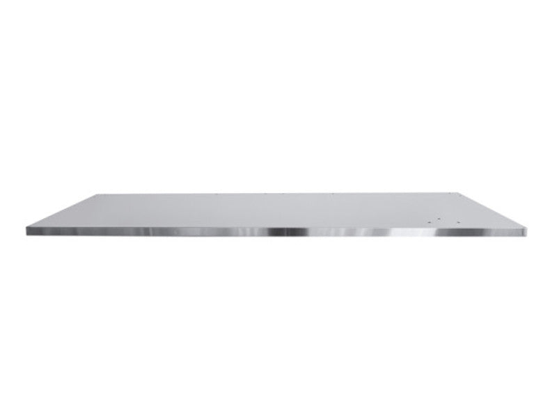 Arbeitsplatte aus Beta-Edelstahl C58PLT-X 2100 x 750 mm, 38 mm dick