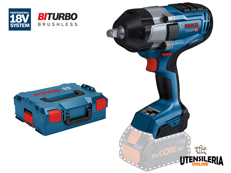 Bosch boulonneuse à chocs sans-fil 18V 1000 Nm Professional GDS BITURBO