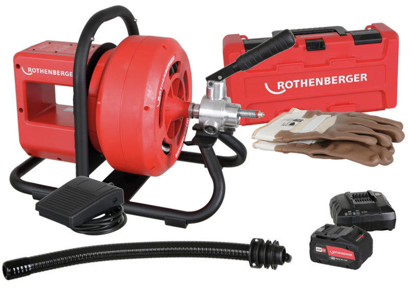 Rothenberger Rodrum VarioClean Machine Débouchage 40-100mm Spirale 13mm x 15m