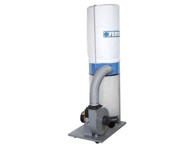 Aspirateur à copeaux Fervi 0759 pour machines à bois 1,5kW à assembler