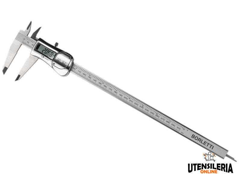 Borletti calibre numérique étanche IP67 acier inoxydable 150mm réf CEDWP15