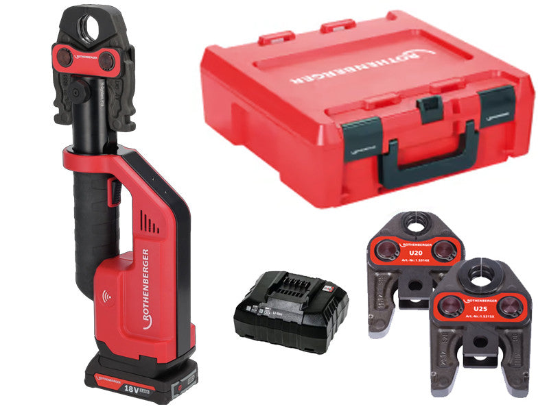 Rothenberger Romax Compact III Presse Électro-Hydraulique + Mâchoires U 16-25mm