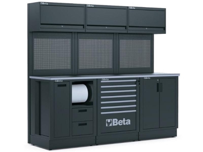 Beta utensili modulare Werkstattmöbel RSC50 E 2240x690x2000mm dunkelgrau
