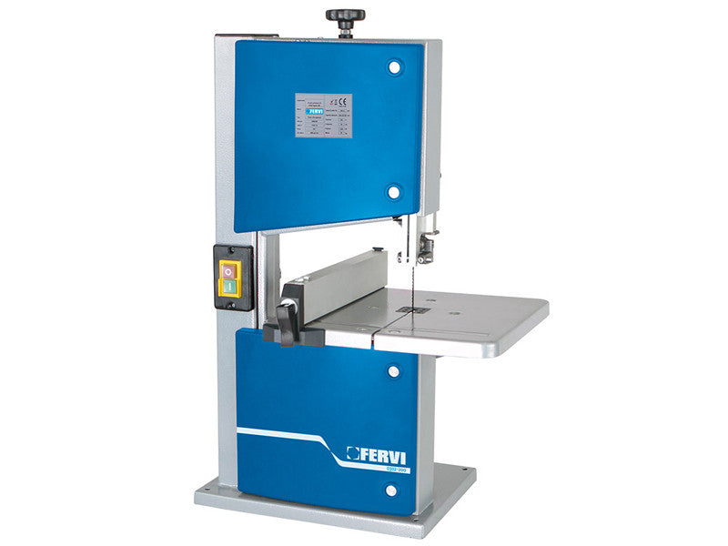 Scie à ruban pour bois Fervi 0302/200 avec table en acier 230V 0,25kW