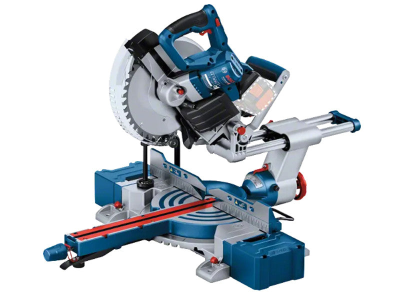 Bosch akumulatorowa pilarka ukosowa z posuwem GCM 18V-254 D Professional BITURBO 254mm
