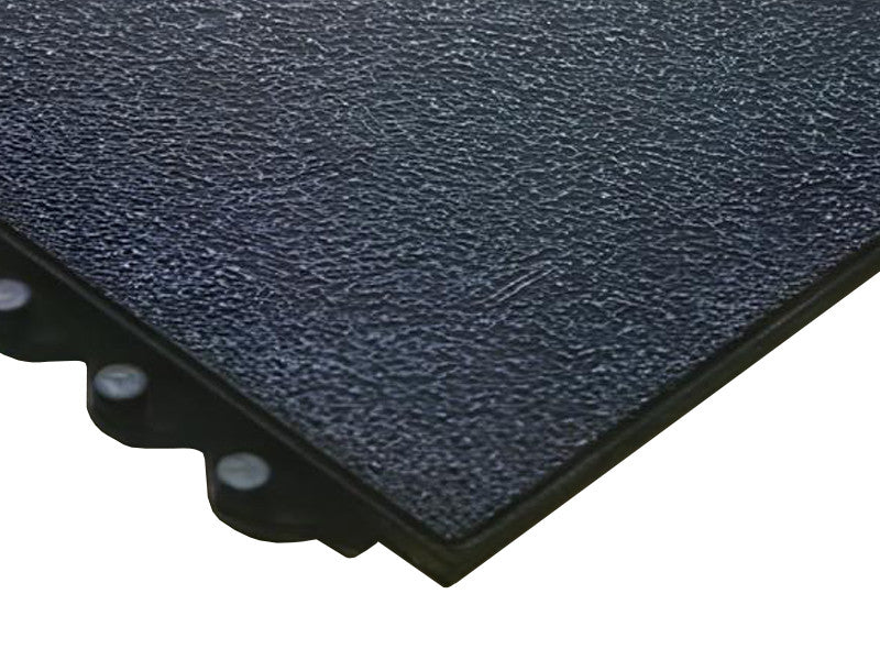 Tapis anti-fatigue modulaire plein Carvel 90x90cm en caoutchouc nitrile pour trafic piétonnier et chariots