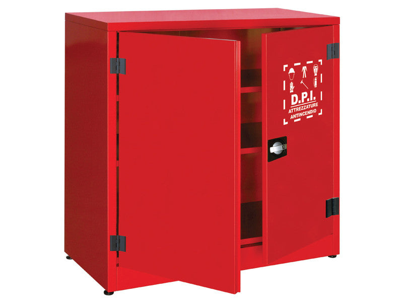 Szafa bezpieczeństwa na ŚOI Carvel 1075x500x1100mm z 2 półkami